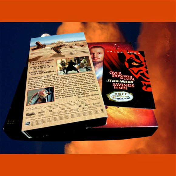 Complete Star Wars THE PHANTOM MENACE 1999 VIDEO WIDESCREEN COLLECTOR'S EDITION - Picture 8 of 15